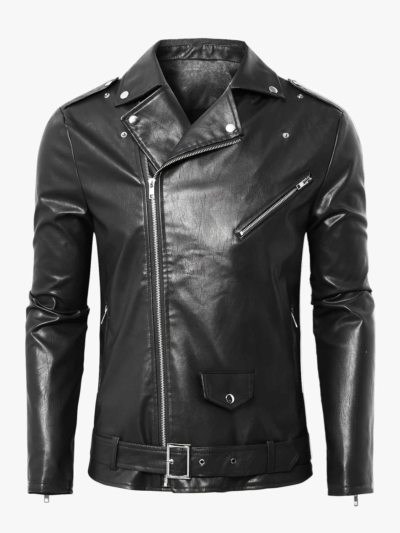 Herren Bikerjacke im Vintage-Stil – Modische Motorradjacke für Alltag und Freizeit