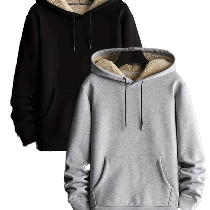 Unisex Kapuzenpullover gefüttert mit Kängurutasche – Verschiedene Farben
