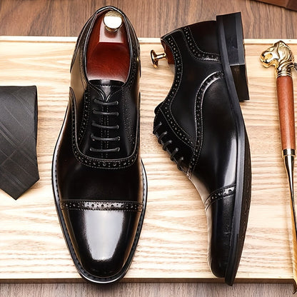 Herren Business Oxford-Schuhe – Klassische Eleganz für Büro & Anlass