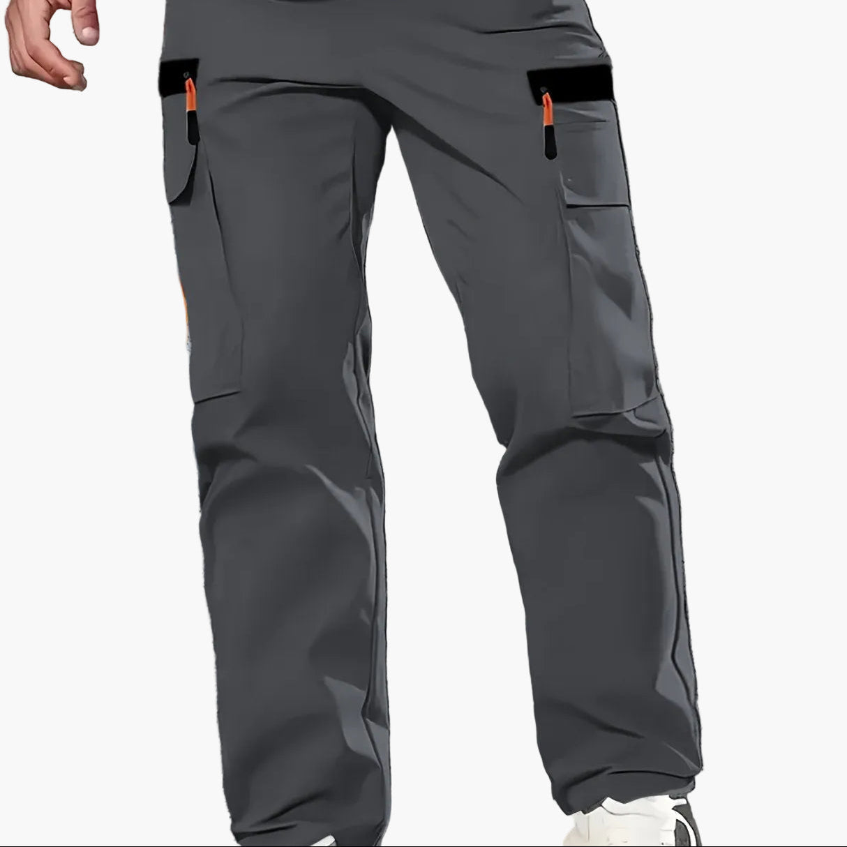 Herren Cargo Hose mit lockerem Schnitt, atmungsaktiv und vielseitig für Alltag und Outdoor