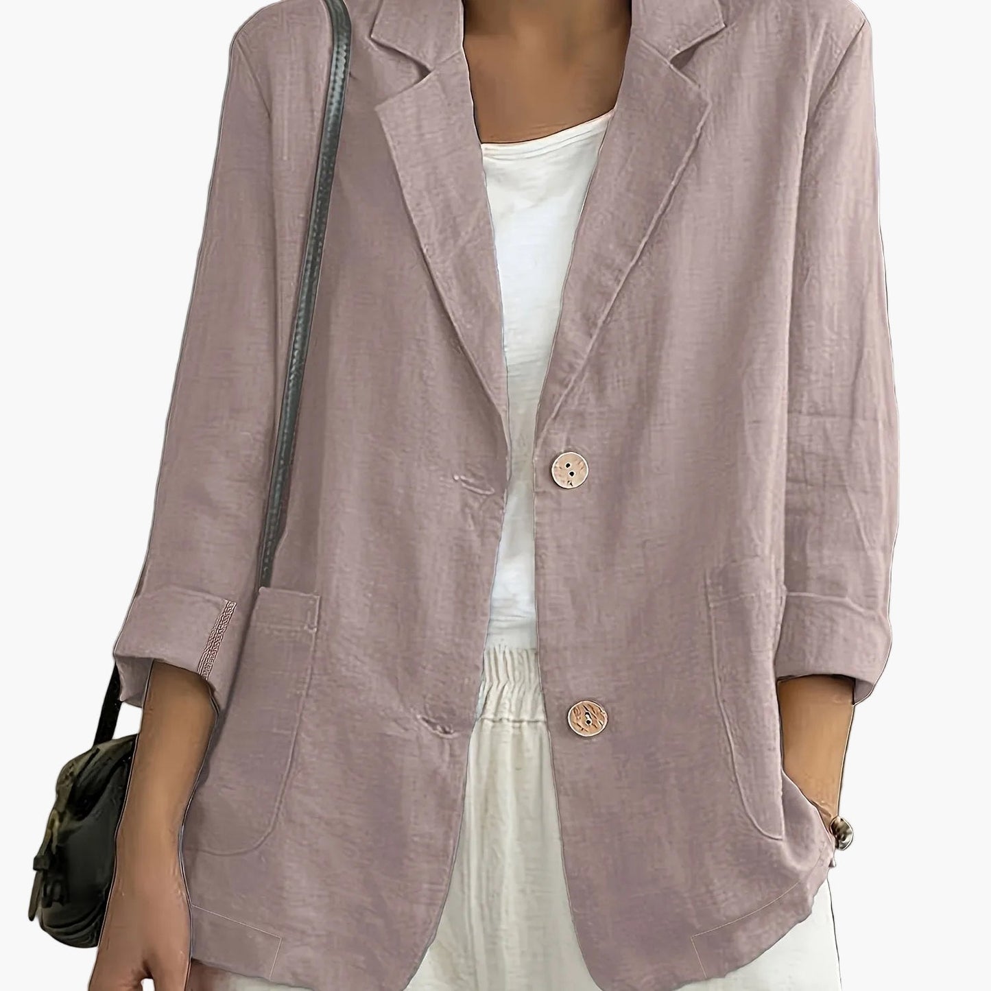 Damen Blazer im lässigen Business-Stil – Eleganter Freizeit-Jacke für Büro und Alltag