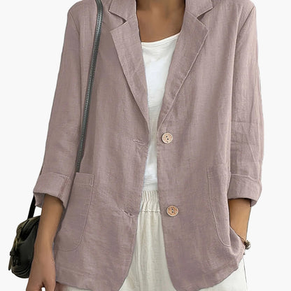 Damen Blazer im lässigen Business-Stil – Eleganter Freizeit-Jacke für Büro und Alltag