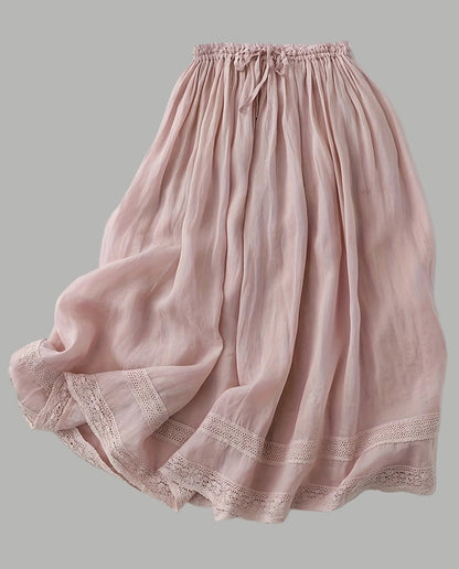 Damen Vintage Petticoat Unterrock mit Spitze – Eleganter Retro-Look für Kleider und Röcke