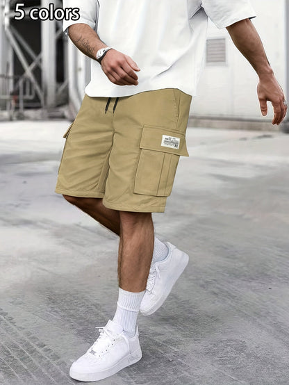 Herren Cargo Shorts Freizeit Streetwear mit Tasche – Lässige Sommer Bermuda für Alltag und Sport