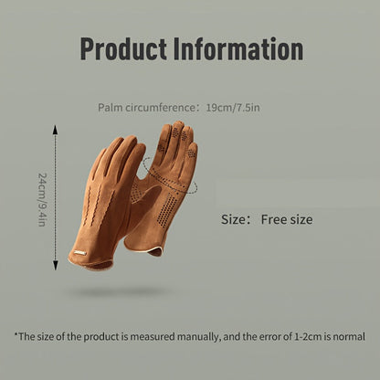 Winter Handschuhe Damen/Herren Touchscreen-kompatibel warmes Fleecefutter, Mehrere Farben