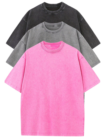 Herren Oversize T-Shirt Vintage Look – Lässiges Basic für Alltag und Freizeit