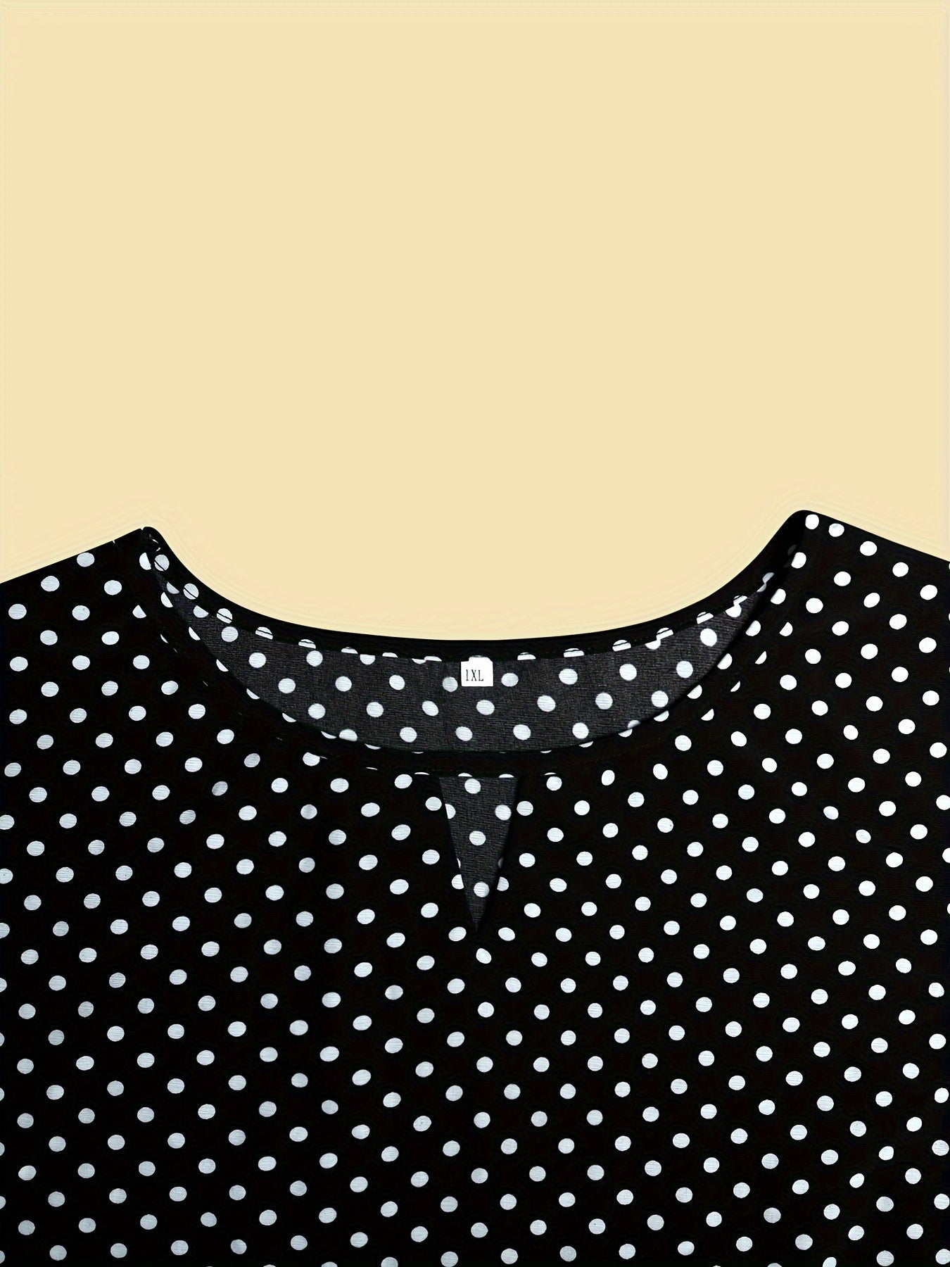 Damen Elegante Bluse mit Polka Dots und Rüschenärmeln – Perfekt für Büro & Alltag