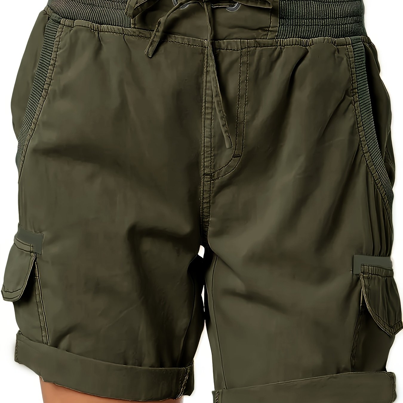 Damen Cargo Shorts mit Kordelzug – Bequeme Freizeithose im sportlichen Stil