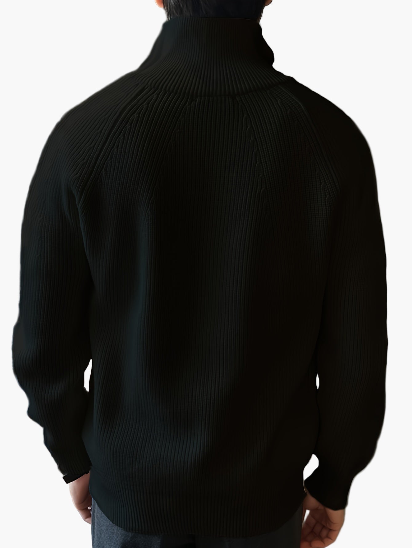 Herren Strickpullover mit Reißverschluss – Moderner Freizeitstil für Herbst und Winter
