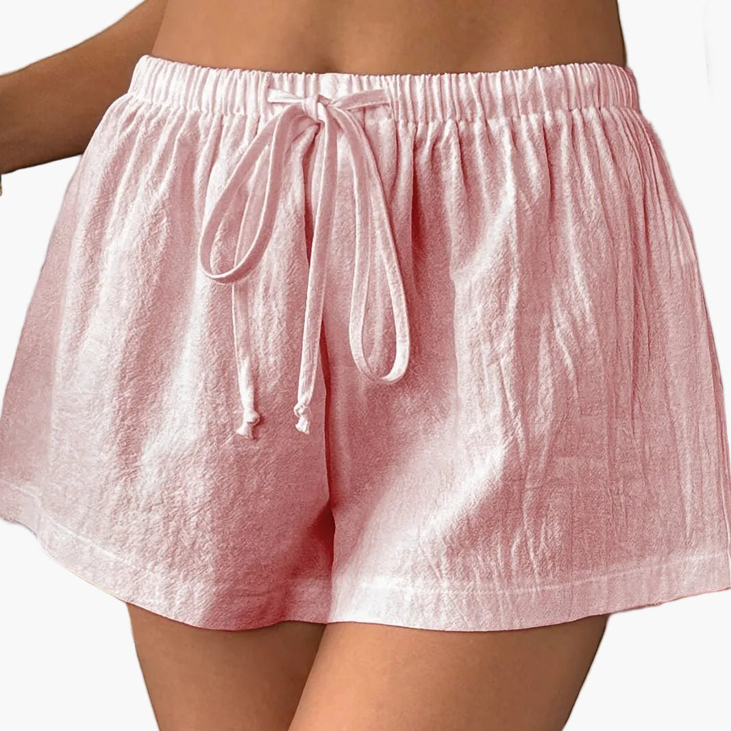 Damen Freizeitshorts mit Kordelzug für Alltag und Loungewear