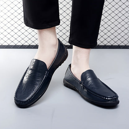Herren Slip-On Loafer – Klassischer Komfortschuh für Alltag & Freizeit