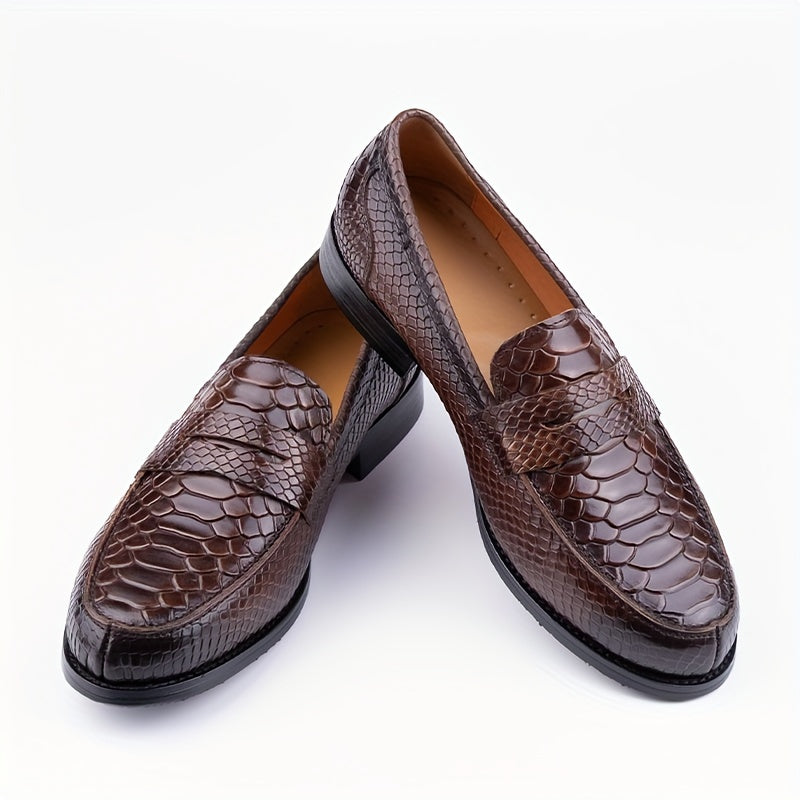 Herren Penny Loafer Elegant Business Schuhe – Klassische Slipper für besondere Anlässe