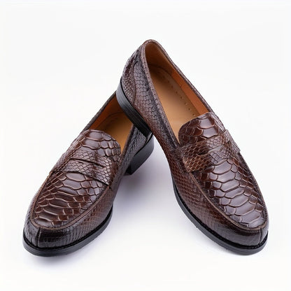 Herren Penny Loafer Elegant Business Schuhe – Klassische Slipper für besondere Anlässe