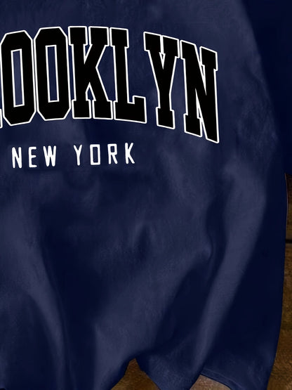 Damen Brooklyn New York Streetstyle T-Shirt für Freizeit und Urban Fashion