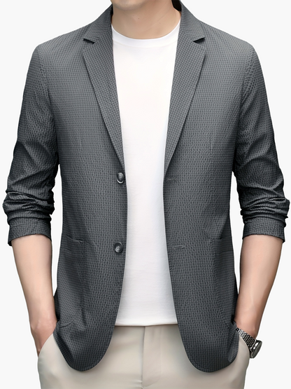 Herren Modernes Freizeit Sakko – Leichtes Blazer-Jackett für Alltag und Business