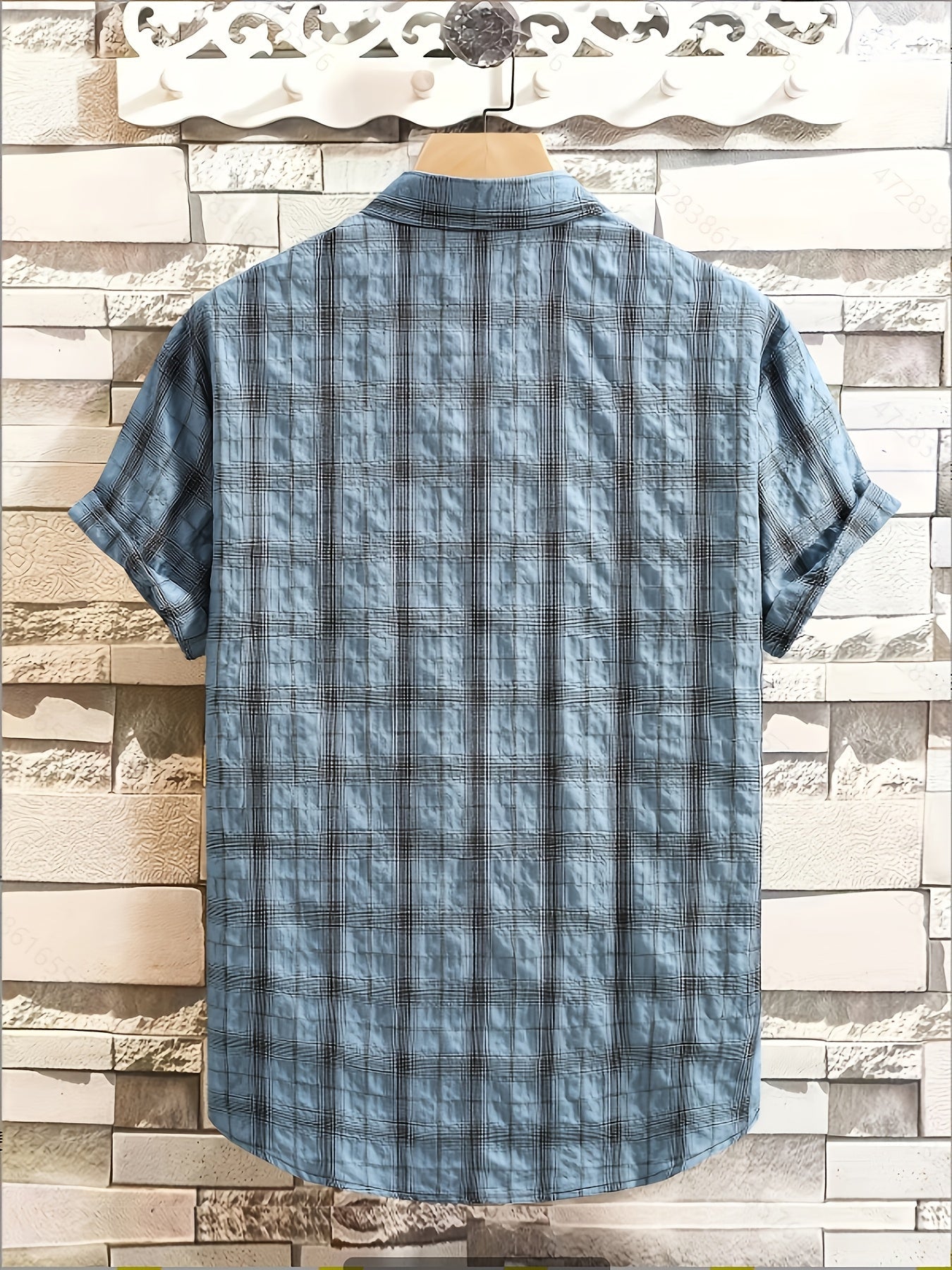 Herren Freizeit Kurzarm-Hemd im Karo-Design – Stilvolle Sommer-Mode für Alltag und Ausgehen