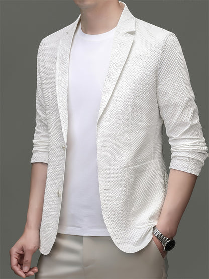 Herren Modernes Freizeit Sakko – Leichtes Blazer-Jackett für Alltag und Business