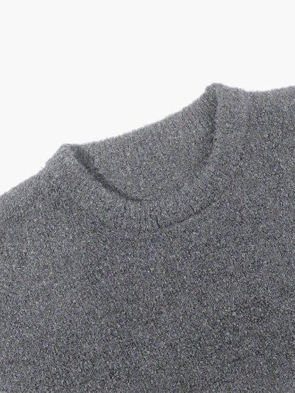 Herren Streetwear Strickpullover mit Buchstaben-Design und lockerer Passform – Perfekt für Herbst und Winter