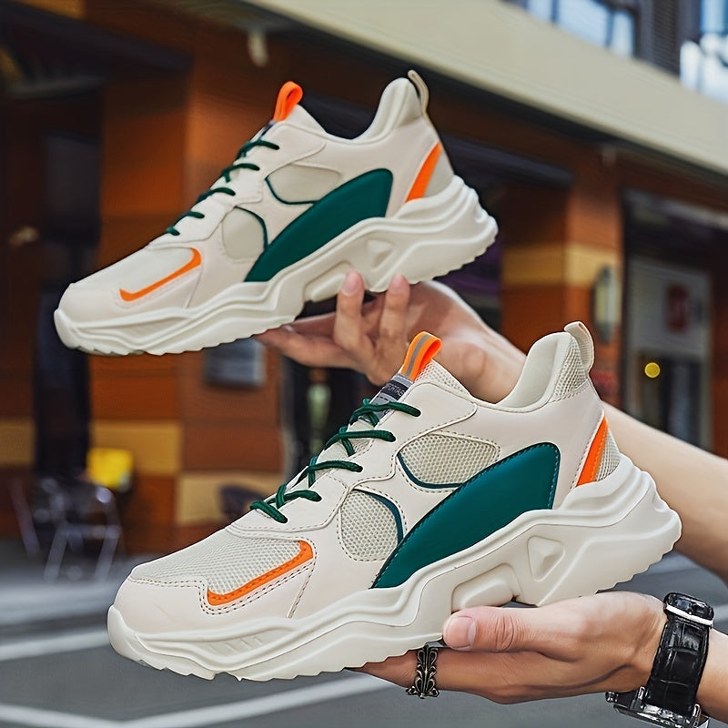 Herren Sneaker Trendige Chunky Sportschuhe Freizeit und Alltag