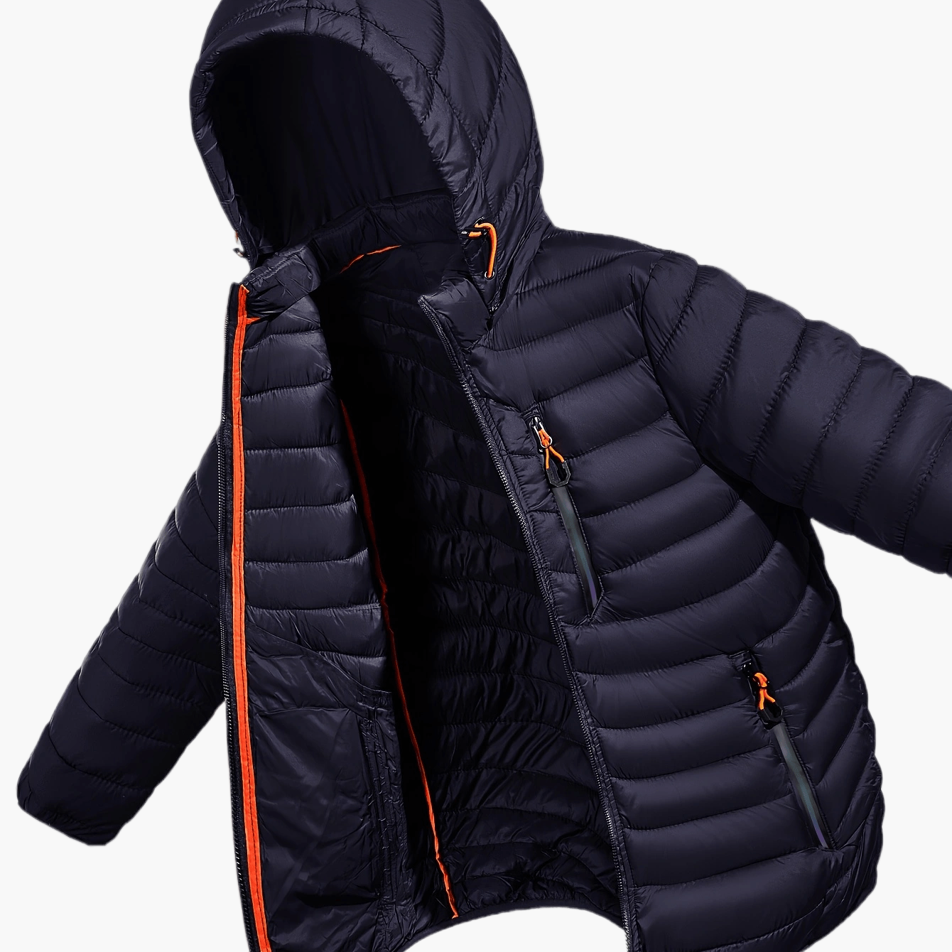 Herren Steppjacke mit Kapuze für Outdoor und Freizeit – Leicht & Warm