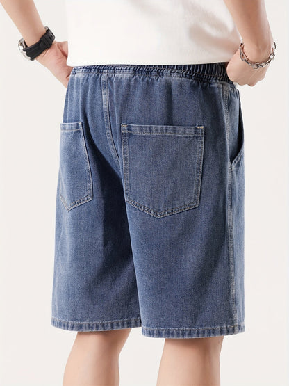 Herren Denim Shorts Lockerer Schnitt für Freizeit und Alltag