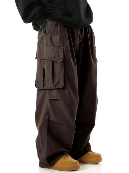 Herren Weite Cargo-Hose Streetwear Urban Style
