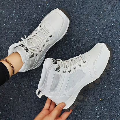 Unisex Outdoor Boots knöchelhoch mit Schnürung & Profilsohle