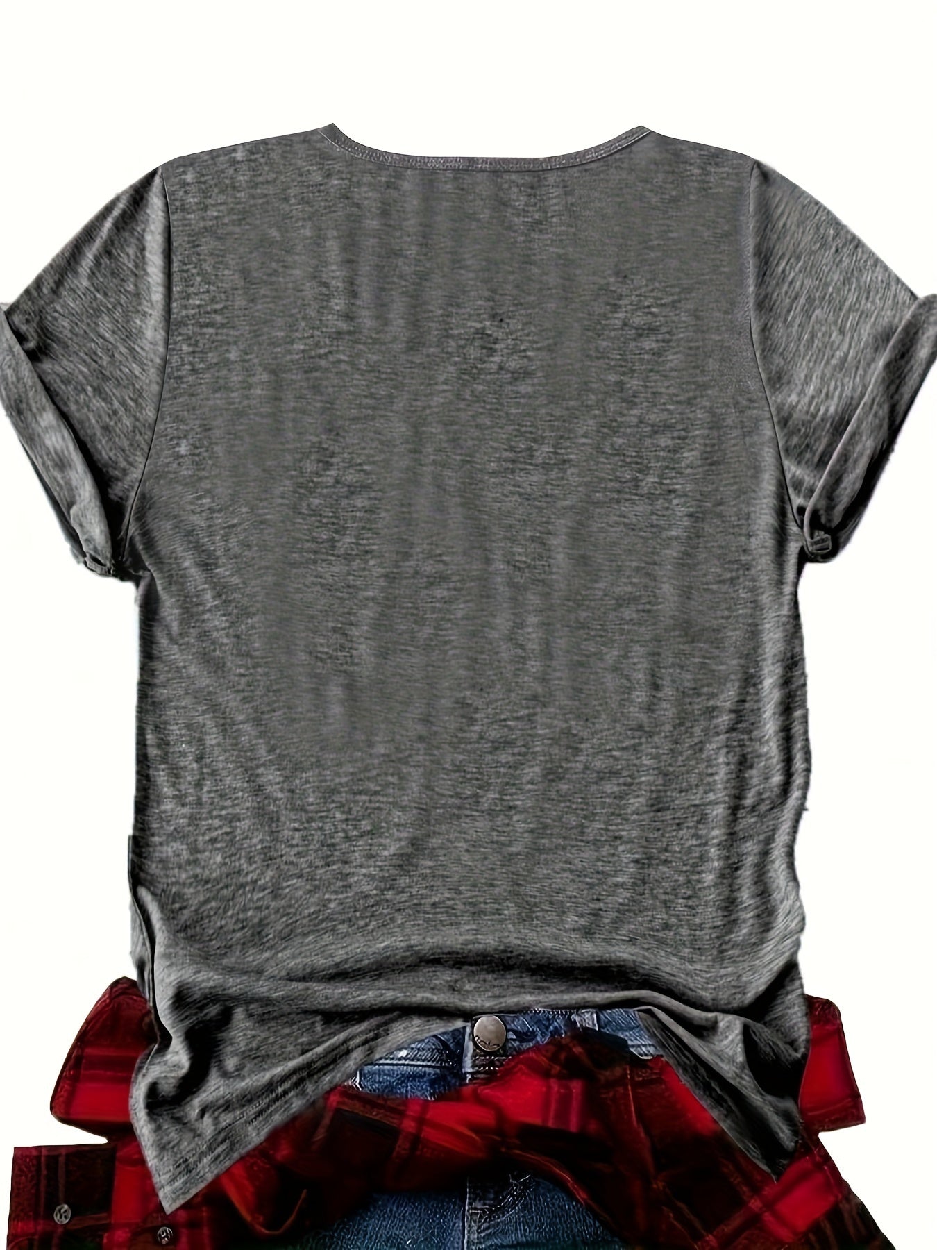 Damen Lustiges Statement T-Shirt mit Aufdruck – Lockeres Sommer Shirt für Alltag & Freizeit