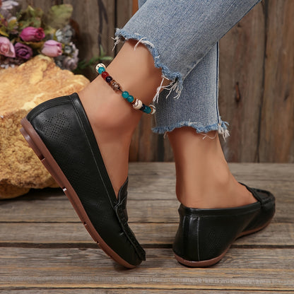 Damen Klassische Bequeme Loafer – Flexibilität & Stil für Alltag und Freizeit