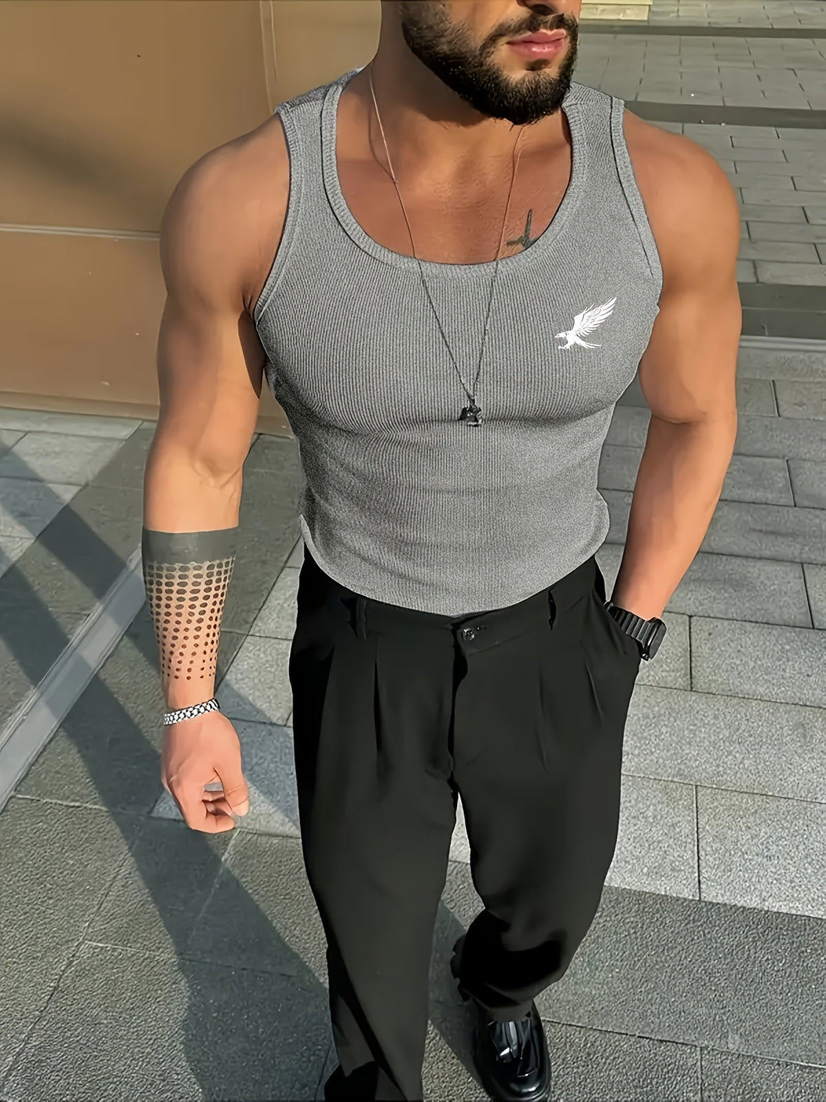 Herren Tanktop 3er-Pack – Sportlich, Lässig, Vielseitig für Fitness & Alltag