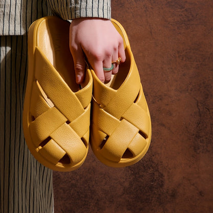 Damen Chunky Plateau-Slides – Modische Freizeit-Sandalen für entspannten Komfort