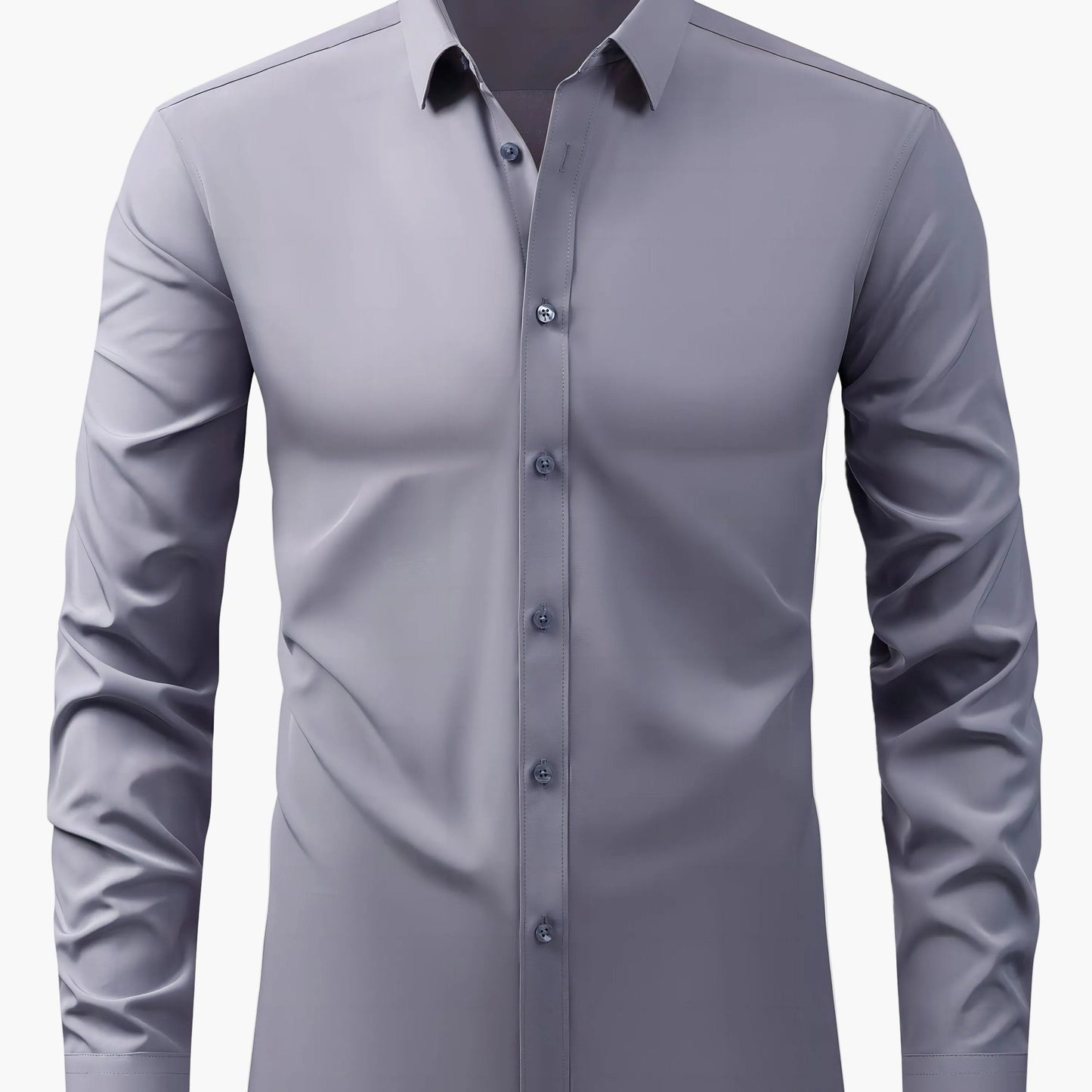Herren Business Freizeithemd – Elegantes Langarmhemd für Alltag und Büro
