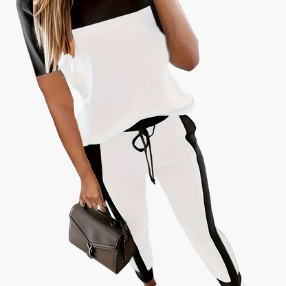 Damen Freizeit-Anzug Zweiteiler Elegant Sportlich für Alltag und Freizeit