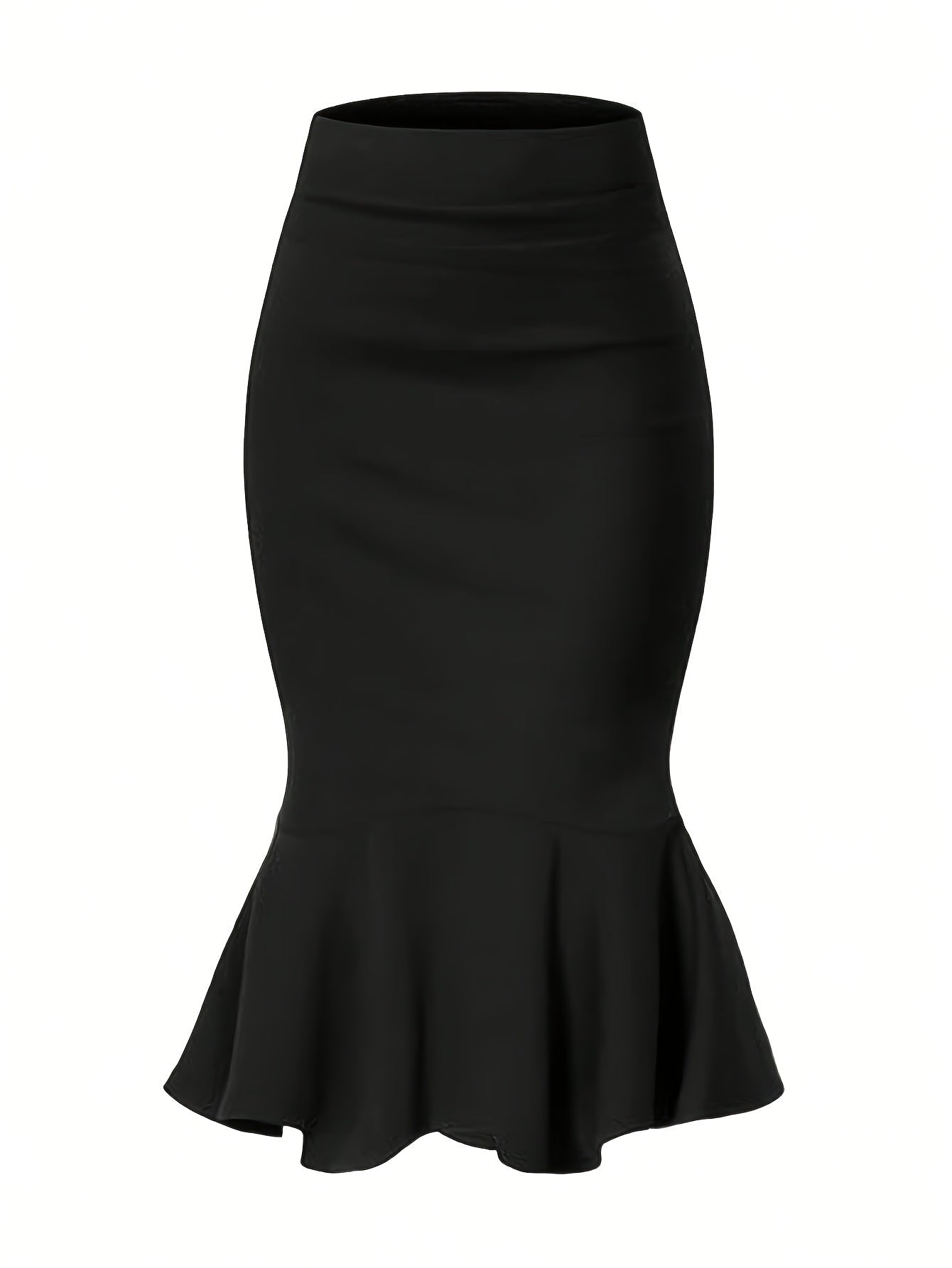Damen Fishtail Bleistiftrock Elegant für Büro und besondere Anlässe