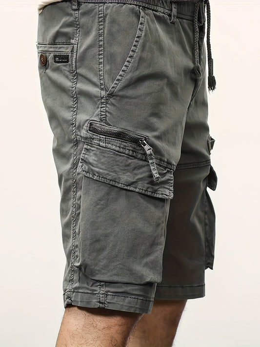 Herren Cargo-Shorts mit Taschen und Kordelzug – Funktionale Freizeithose für Outdoor & Alltag
