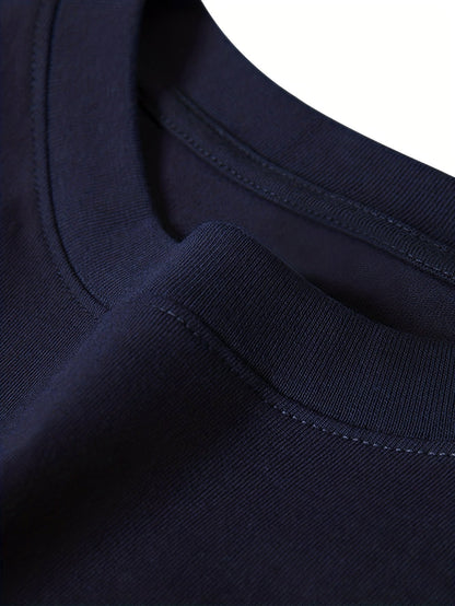 Herren Langarmshirt mit Totenkopf-Druck und Spruch
