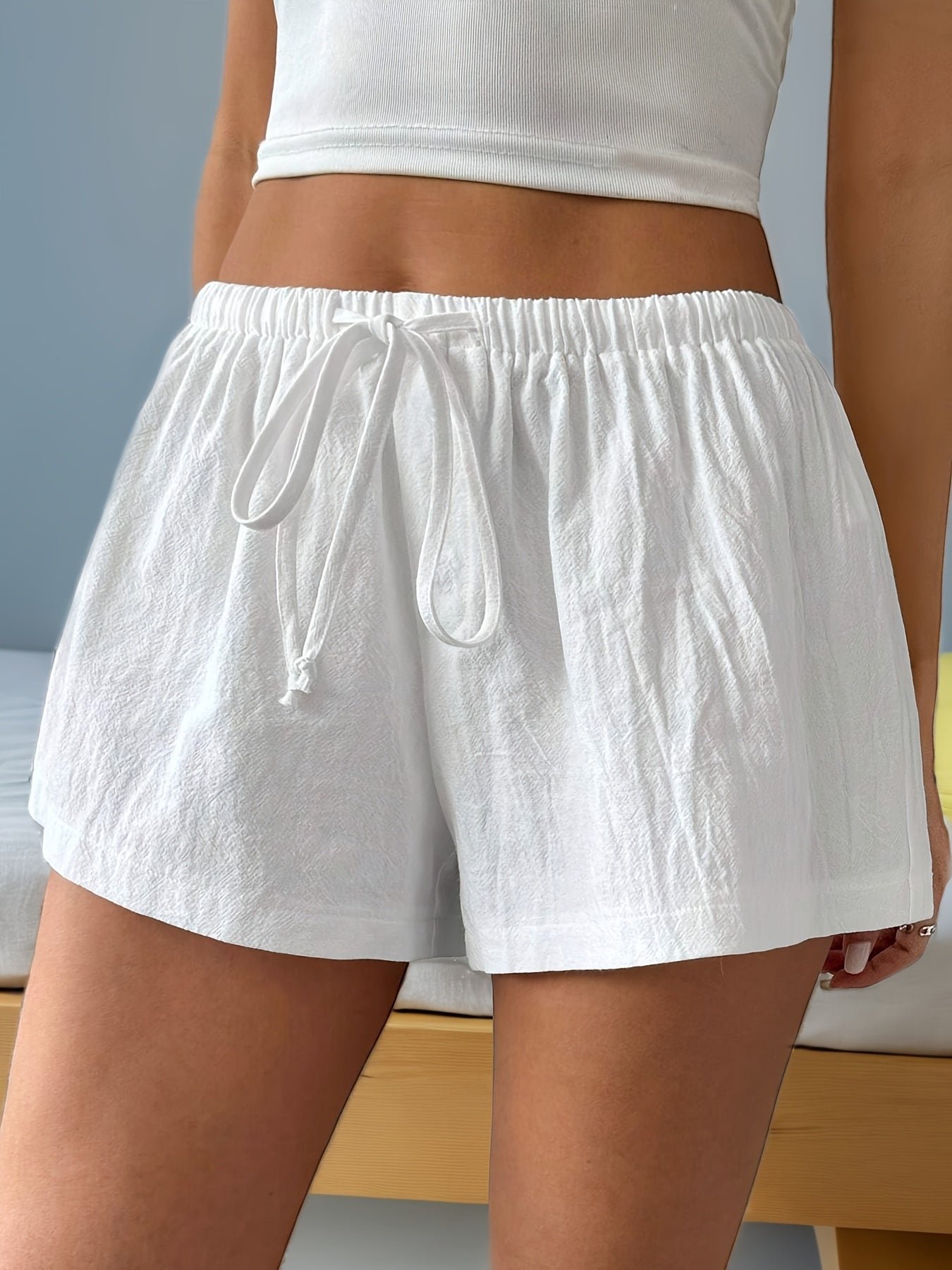 Damen Freizeitshorts mit Kordelzug für Alltag und Loungewear