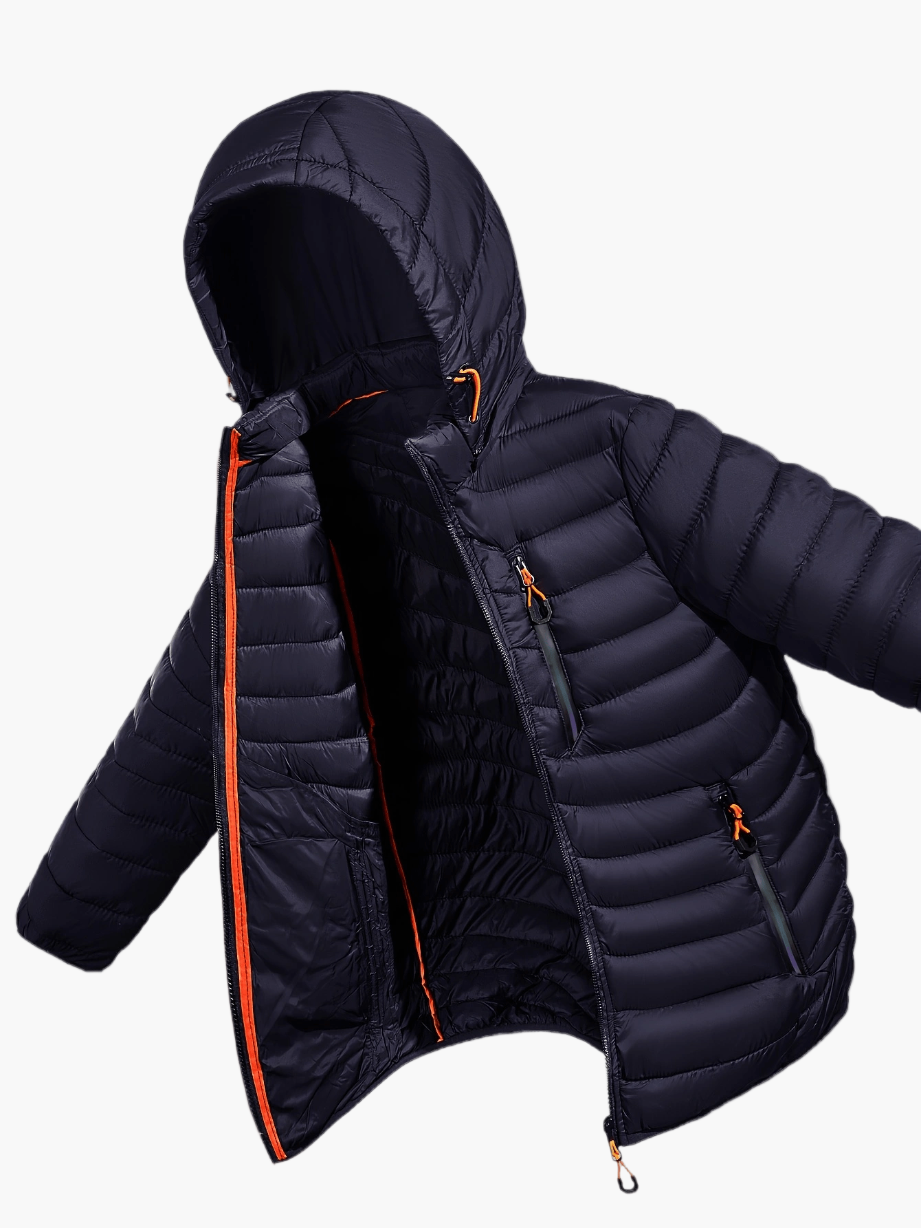Herren Steppjacke mit Kapuze für Outdoor und Freizeit – Leicht & Warm