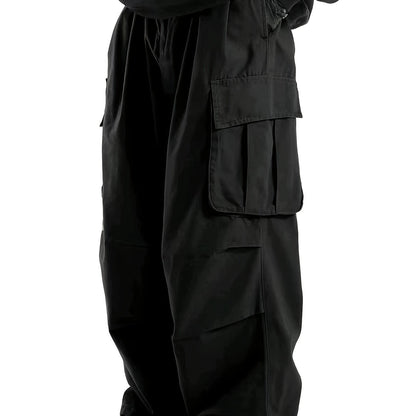 Herren Weite Cargo-Hose Streetwear Urban Style