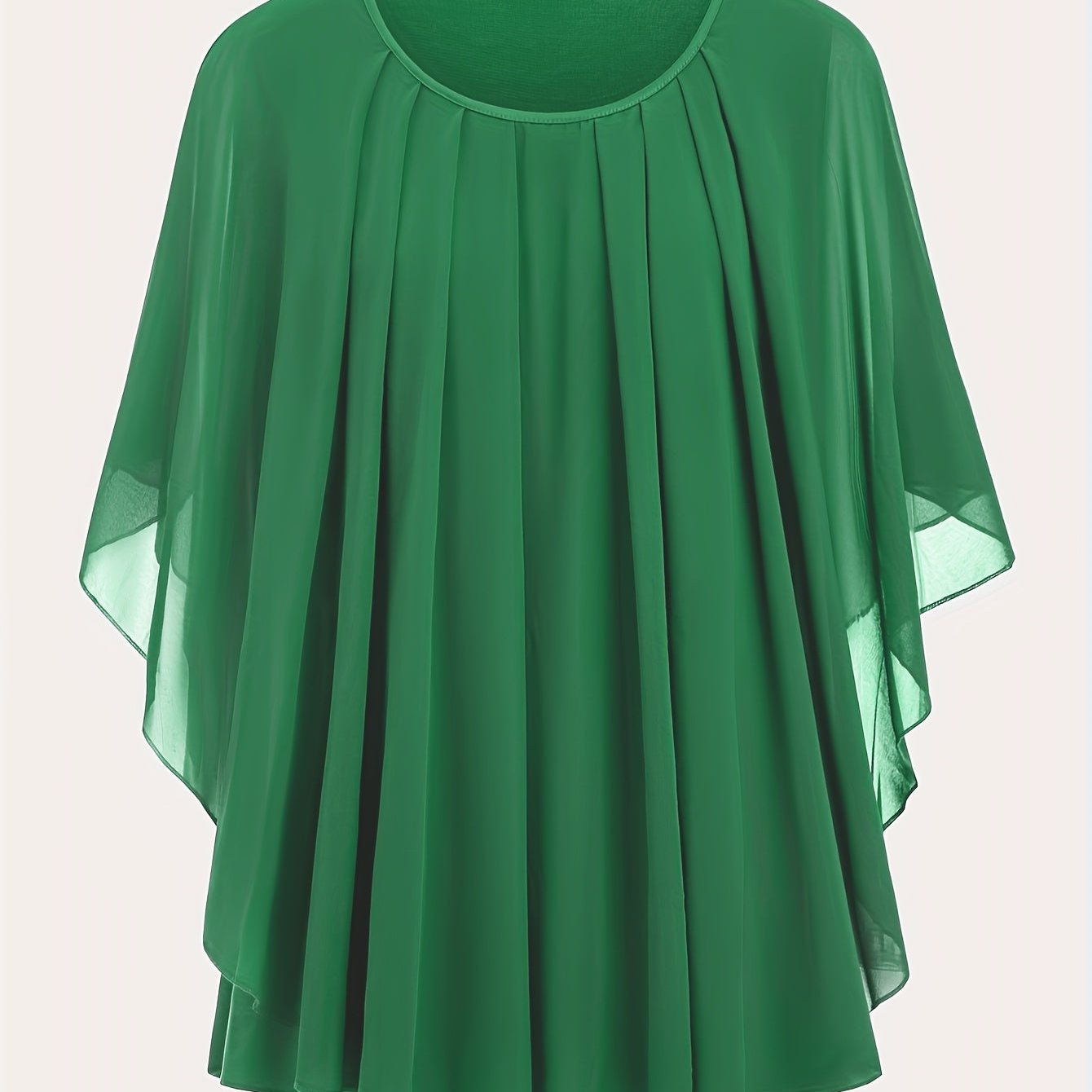 Damen Elegante Oversize Chiffon Bluse für Ausgehen und Büro