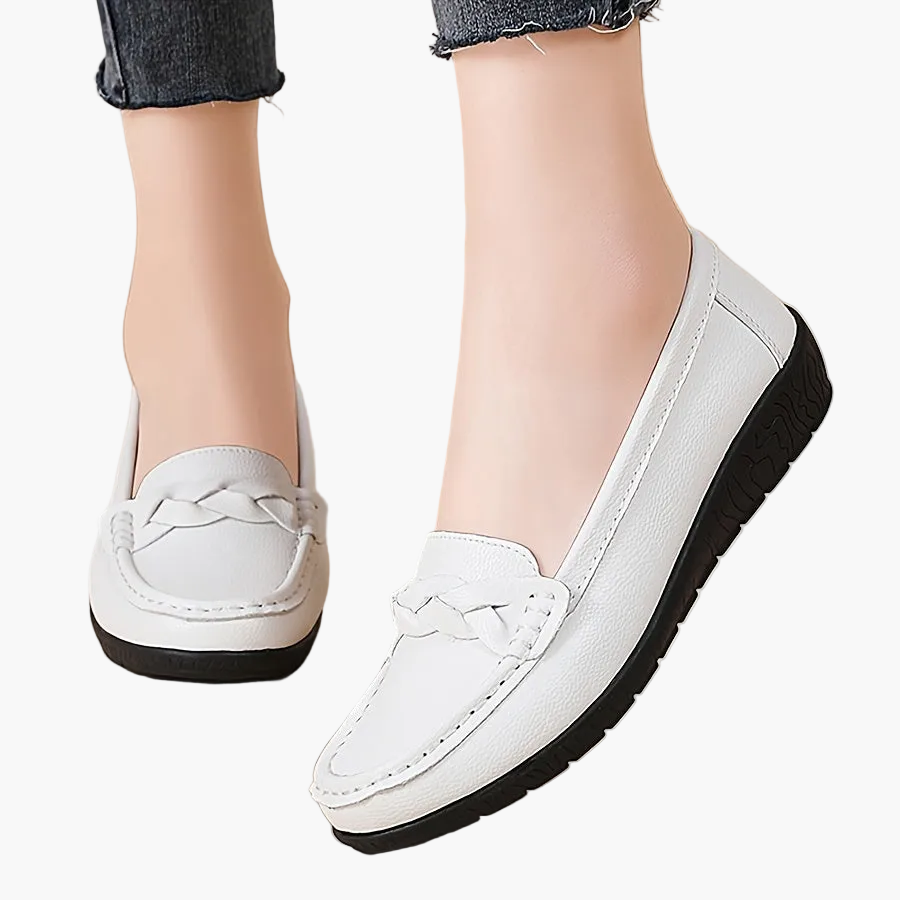 Damen Komfort-Loafer für Alltag und Büro – Klassische Mokassin-Slipper
