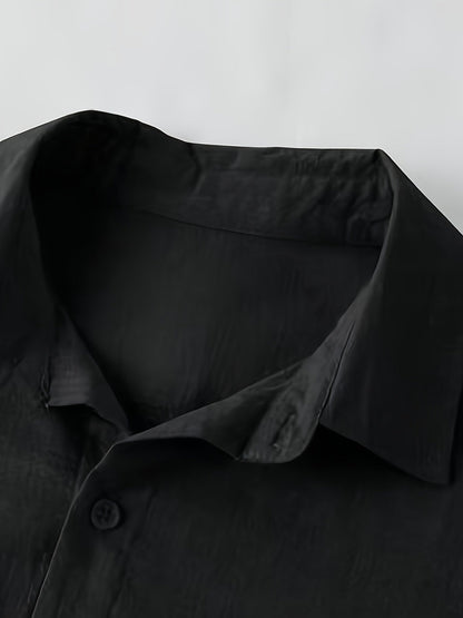 Herren Freizeithemd Leicht Sommer Strand Look – Lässiger Stil für entspannte Anlässe