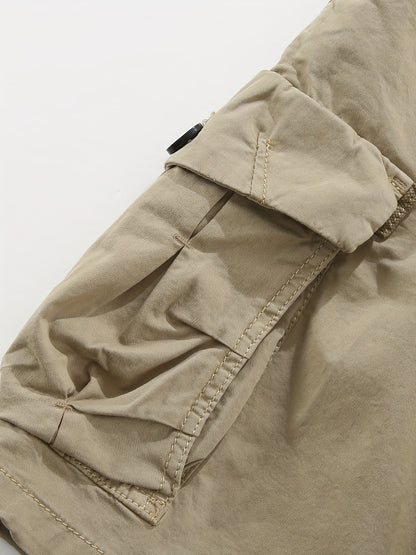 Herren Cargo Shorts mit Taschen und Kordelzug – Funktional & Lässig für Outdoor und Freizeit