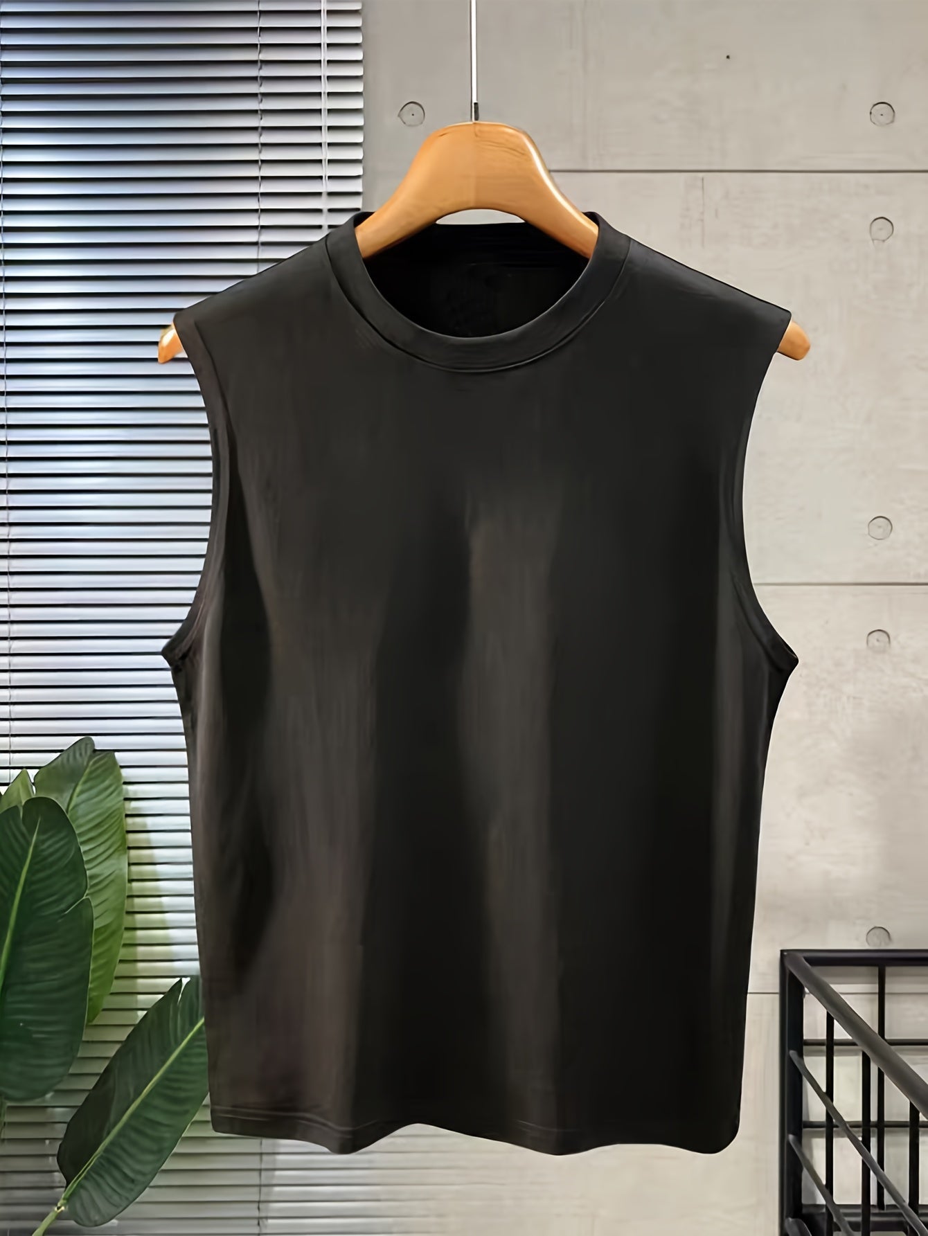 Herren Basic Muskelshirt Ärmellos – Lockeres Freizeit-Tanktop für Sport & Alltag