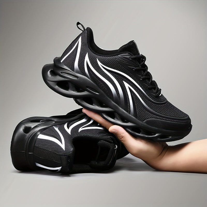 Herren Laufschuhe mit futuristischem Design und Komfortsohle – Sportliche Sneakers für Training & Alltag