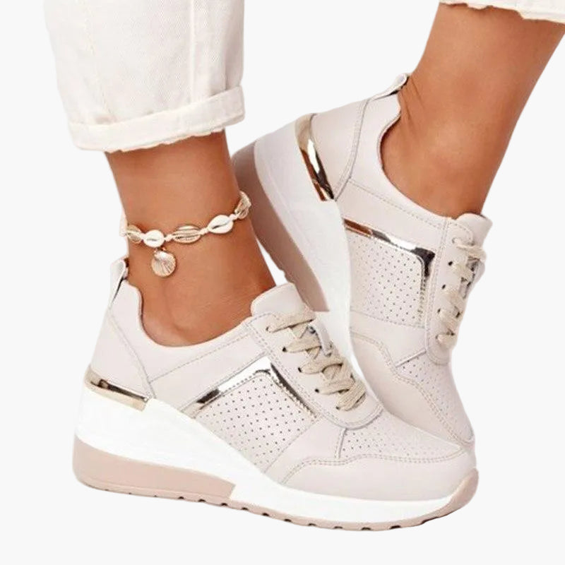 Damen Keilabsatz Sneaker – Eleganz für den Alltag