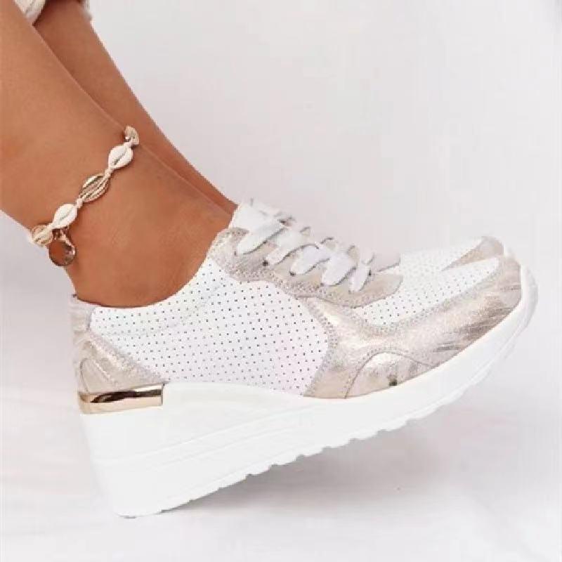 Damen Keilabsatz Sneaker – Eleganz für den Alltag