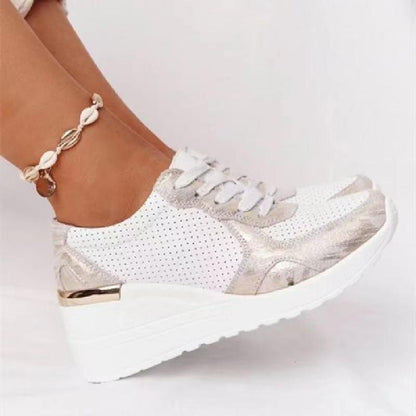 Damen Keilabsatz Sneaker – Eleganz für den Alltag