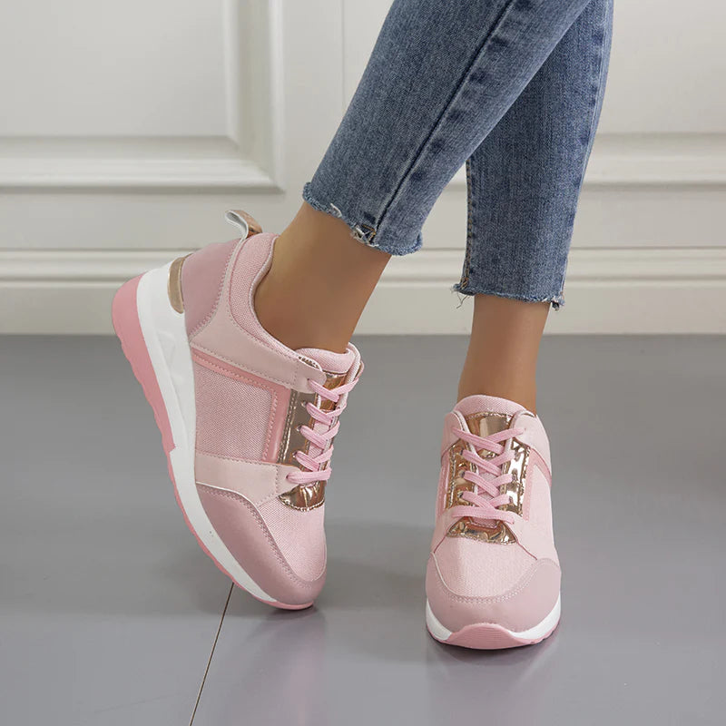 Damen Keilabsatz Sneaker – Eleganz für den Alltag