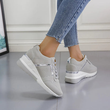 Damen Keilabsatz Sneaker – Eleganz für den Alltag